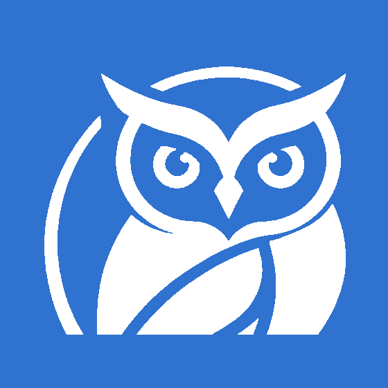 Vantage owl, blue